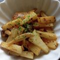 TYSK's cooksnap of when they made サクっホクっ！山芋としめじのあまから焼き.