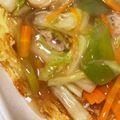 ある晴れた日曜日's cooksnap of when they made マルちゃん塩焼きそばであんかけ焼きそば.