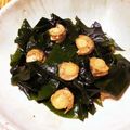 木漏れ日の台所's cooksnap of when they made ワカメとベビーホタテのバター醤油炒め☆.