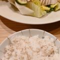 クックIU8POJ☆'s cooksnap of when they made 舞茸とバターの炊き込みご飯.