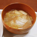チコリママ's cooksnap of when they made 生姜たっぷり白菜と揚げのお味噌汁。.