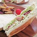イベ長's cooksnap of when they made コンビニキャベツのボリュームサンドイッチ.
