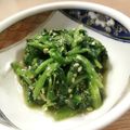 なおプーデラックス's cooksnap of when they made 下茹レンジで3分！ほうれん草の胡麻和え.