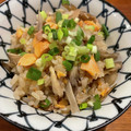 むしゃむしゃもぐもぐ's cooksnap of when they made めんつゆで美味♡秋鮭と舞茸の炊き込みご飯.
