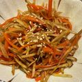 ナス系's cooksnap of when they made 超簡単！麺つゆで味が決まる☆金平ごぼう☆.