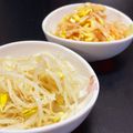 ☆GSSQHY☆'s cooksnap of when they made 赤と白の豆もやしナムル～～　.