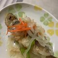 ユゥゆぅ's cooksnap of when they made らっきょう酢で楽チン☆鯵の南蛮漬け.