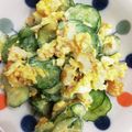 さおりらっくま's cooksnap of when they made キュウリ&ゆで卵&ちくわのマヨポンあえ♪.