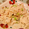 ainuinu's cooksnap of when they made 蓮根の明太マヨ和え.