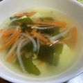 お塩と砂糖's cooksnap of when they made 豆腐ともやしのスープ☆.