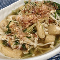 ☆のん☆☆'s cooksnap of when they made 【簡単副菜】水菜とえのきたけの煮びたし.