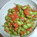monemaruku's cooksnap of when they made 枝豆キムチ.