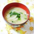 ふうはっちゃん's cooksnap of when they made 小松菜と玉葱の味噌汁.