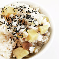 TOMOえ's cooksnap of when they made 秋の味覚！さつま芋と栗の炊き込みご飯♪.