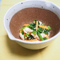 バカリャウ's cooksnap of when they made ほうれん草と鶏胸肉と人参の胡麻和え.