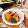 あっ君ママ♪'s cooksnap of when they made かぼちゃの甘納豆煮.