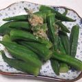 きらり流れ星's cooksnap of when they made 我が家の定番、オクラのカツオポン酢.