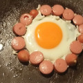 きらり流れ星's cooksnap of when they made 目玉焼きソーセージ.