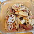 fntr's cooksnap of when they made 蓮根ベーコンきのこのガーリックバター醤油.