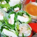 飲んだくれよーちゃん's cooksnap of when they made ◆簡単♡ツナ&クリチのサラダ生春巻◆.