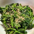 ☆maripei☆'s cooksnap of when they made お弁当に♡ほうれん草のごま和え.