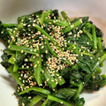 ☆maripei☆'s cooksnap of when they made お弁当に♡ほうれん草のごま和え.