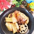 ゆるмαмα's cooksnap of when they made 簡単！豚肉とれんこん炒め！すき焼きのたれ.