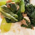 Koaracco's cooksnap of when they made チンゲンサイとツナの和え物.