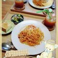 海理ママ's cooksnap of when they made ホットクック 喫茶店のナポリタン.