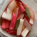 レイ・ヨシコ's cooksnap of when they made 超簡単♪赤大根のピクルス.
