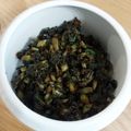 p.bird's cooksnap of when they made 超簡単時短大根の葉ごま油炒めふりかけ.