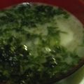 ヨシヨッシー's cooksnap of when they made 長芋とあおさのお味噌汁.