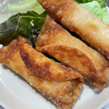 わたるんママ's cooksnap of when they made 餃子の皮で簡単♬鶏ささみの巻き揚げ.