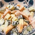居眠りヒメ's cooksnap of when they made 柿サラダ.