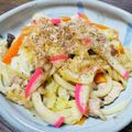 kinniko's cooksnap of when they made だし香る我が家の簡単焼きうどん☆時短調理.