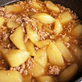 まめ70's cooksnap of when they made はやと瓜の鶏そぼろ煮.