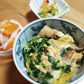 山ばあば's cooksnap of when they made 油揚げと玉ねぎの卵とじ.
