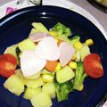 コネコリン's cooksnap of when they made 。。ジャーサラダ風。。ポテベジ♬.