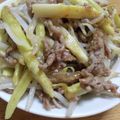 13歳's cooksnap of when they made ひき肉とたけのこのそぼろ.