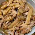 hafsia's cooksnap of when they made 鶏手羽元とたたきごぼうのはちみつ黒酢煮.