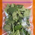 赤蜻蛉's cooksnap of when they made 冷凍保存～小松菜～.
