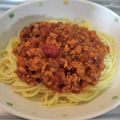 mako122's cooksnap of when they made うますぎ♡ミートソース.