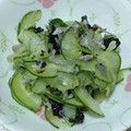 ＊れいぴん＊'s cooksnap of when they made *きゅうりとしらすのすし酢かけご飯*.