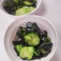 そらてんママ's cooksnap of when they made 簡単すぎる！キュウリとワカメの酢の物.