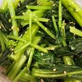 かとりーな♪'s cooksnap of when they made アスパラ菜の胡麻和え♪.