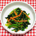 tokotann's cooksnap of when they made ほうれん草と人参の胡麻和え.