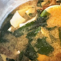 菜つ実☆ミ's cooksnap of when they made エリンギとわかめのお味噌汁.