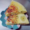 うーさき's cooksnap of when they made 簡単＊バナナとレーズンのホットケーキ.