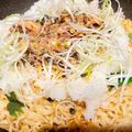 たかしつま's cooksnap of when they made サッポロ一番 さばおろし大皿あえめん.