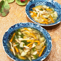 なつき☆ミ's cooksnap of when they made セロリと舞茸の野菜たっぷりコンソメスープ.